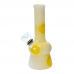 6 inch art series glass on rubber water pipe assorted designs