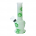 6 inch art series glass on rubber water pipe assorted designs