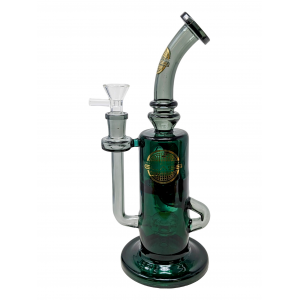 On Point Glass - 11" Assorted Showerhead Recycler/Incycler Duo Water Pipe Rig - [ABC169]
