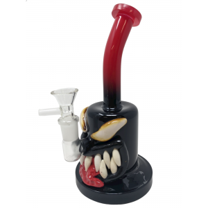 9" Devil Face Art Work Water Pipe [ABC334]