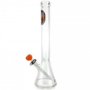 18" AFM Baseball 5mm Beaker Bong Bundle