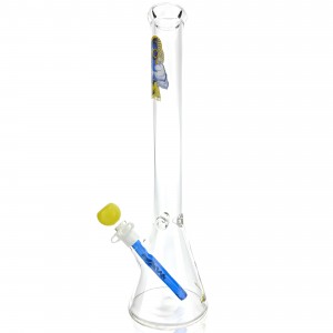 18" AFM Football 5mm Beaker Bong Bundle