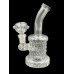 6" Diamond Tube Single Perc Water Pipe [AKD8]