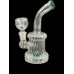 6" Diamond Tube Single Perc Water Pipe [AKD8]