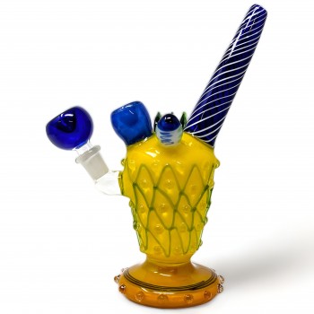 9" Pineapple Puff - Sip, Smoke, & Chill In Style Water Pipe [AMA04]