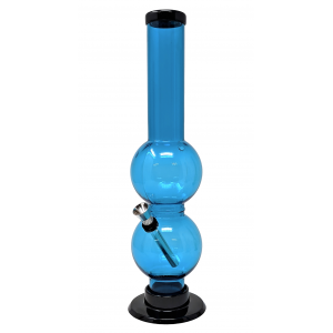 12" Acrylic 1.5x12 Bubble Water Pipe Assorted Styles/Color - [AJM20]