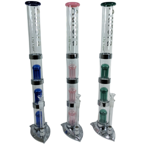 Detachable Triple Tree Perc Water Pipe Set [AGB100]