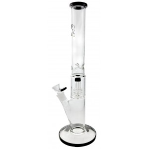 Dank Glass - 17" Single Matrix Straight Water Pipe - with 14M Bowl