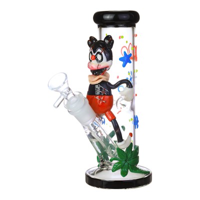 Clover Glass - 8" Mischief Character 420 Balloon Buddy Water Pipe - Glow in the Dark [BK5073]