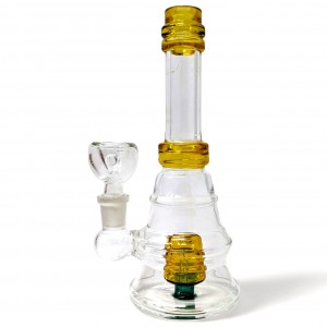 7" Stacked Elegance Beaker Water Pipe - Assorted [BK107]