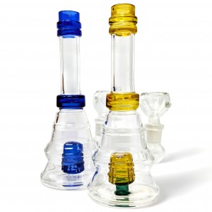 7" Stacked Elegance Beaker Water Pipe - Assorted [BK107]