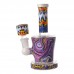 6.5-Inch Sticker Art Fancy Glass Water Pipe