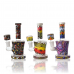 6.5-Inch Sticker Art Fancy Glass Water Pipe