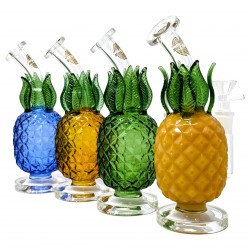 On Point Glass - 8" Tropical Delight Pineapple Water Pipe - [BT3508]