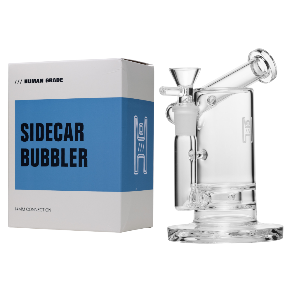 6 Inch Clear Glass Sidecar Rig