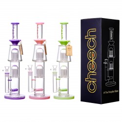 Cheech Glass - 17" Watch Me Stack My Bubbles water pipe - [CH-171]