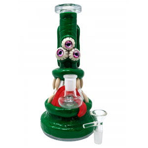 8.5" Creepy Face Art Water Pipe [CH-22]