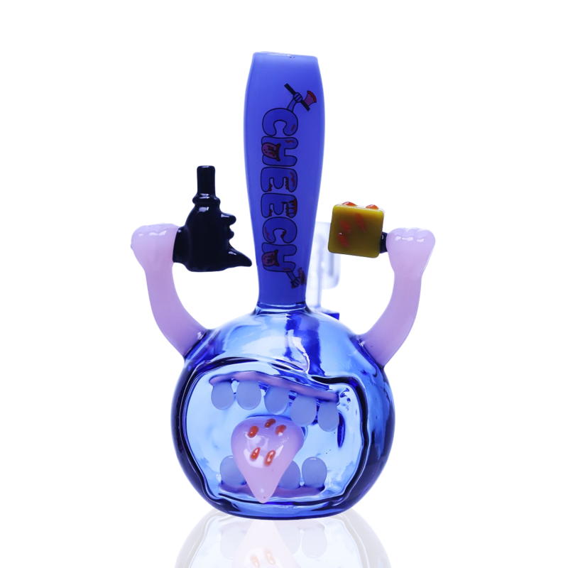 Cheech 6.5" Derpy Glass Creature Gone Wild Water Pipe