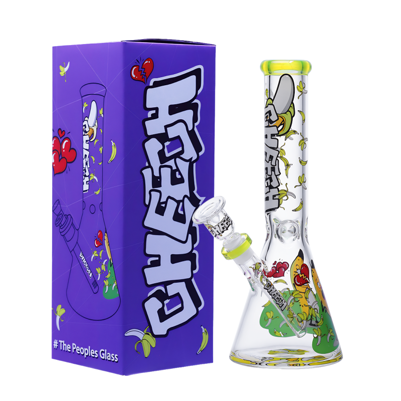 Cheech 14" Banana Beaker Slipping Into Chaos Water Pipe