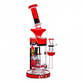 Cheech - 12" Classic High Time Tube Water Pipe - [CHE-358]