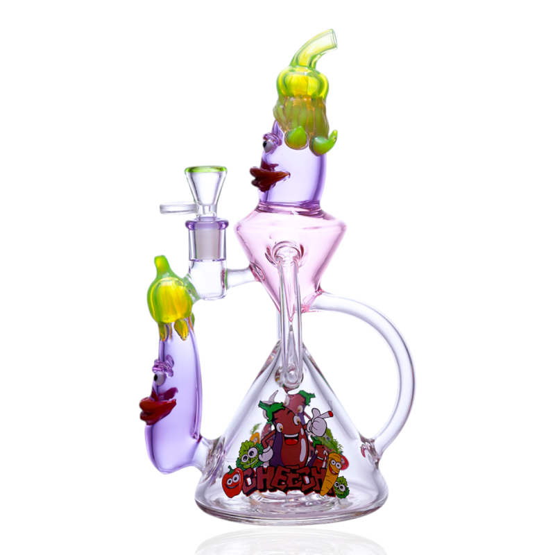 Cheech 11" Veggie Squad Plotting Your Hits Water Pipe