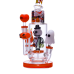 Cheech 12.5 Inch Spooky Vibes Ghostly Smooth Hits Glass Water Pipe [CHE-388]