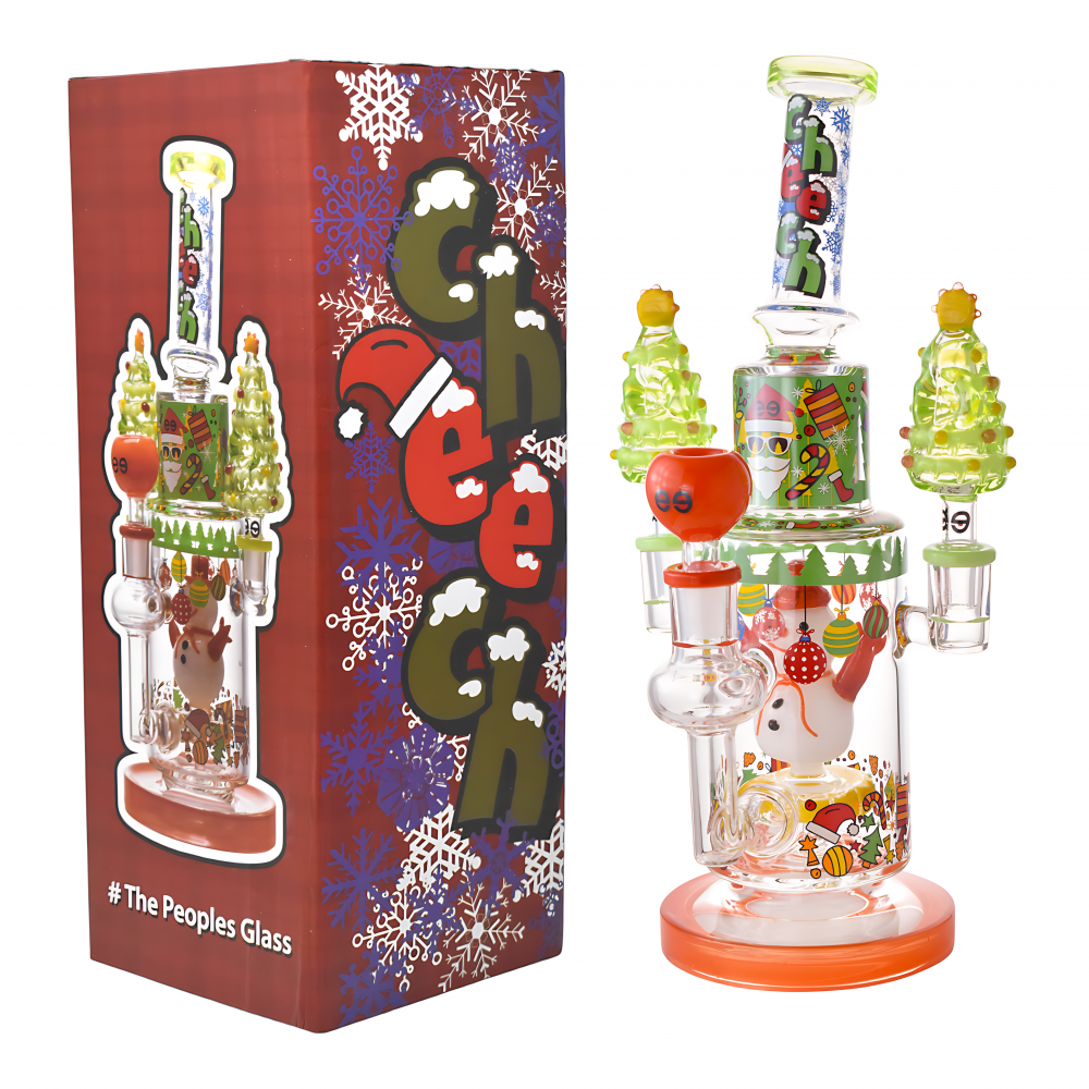Cheech 12.5 Inch Santa’s Little Helper Water Pipe [CHE-395]