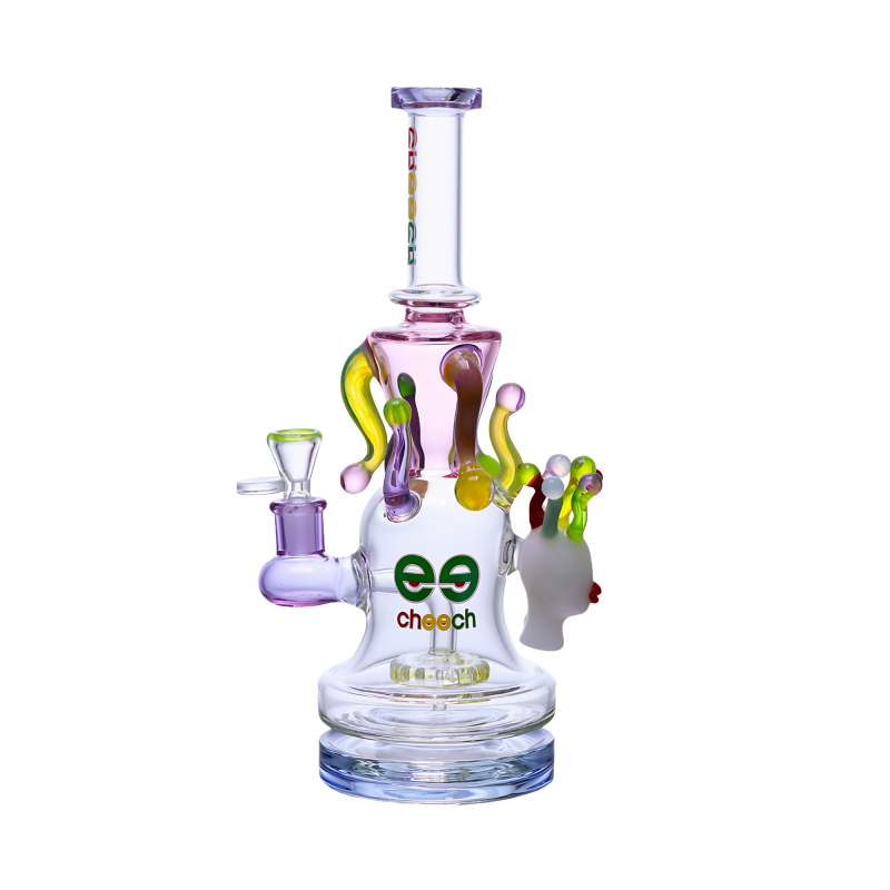 Cheech 12" Jelly-Crowned Alien Rig Goes Wild Water Pipe