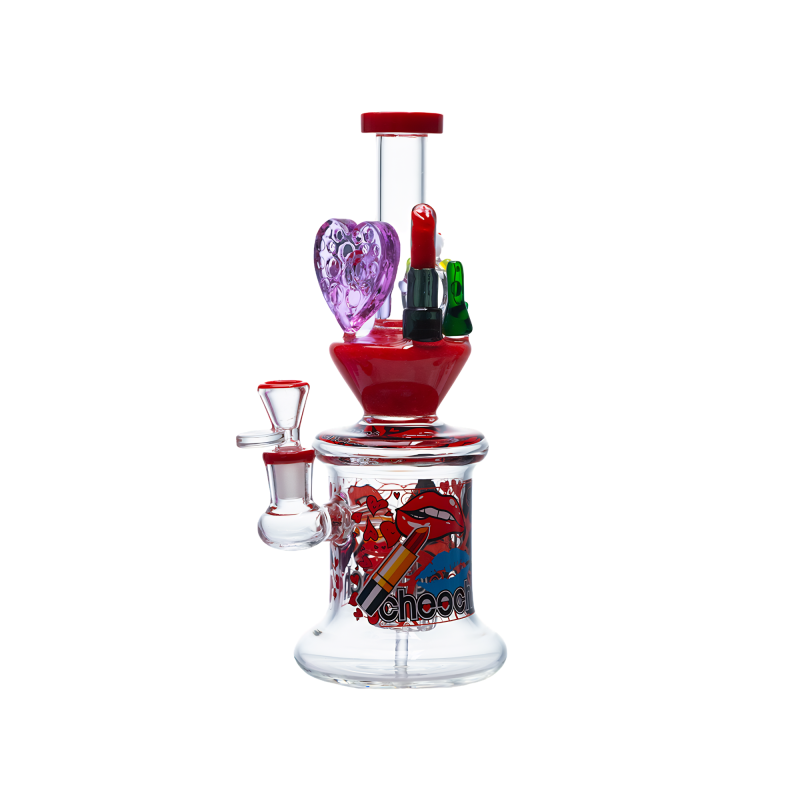 Cheech 11" Love-Struck Lipstick Water Pipe