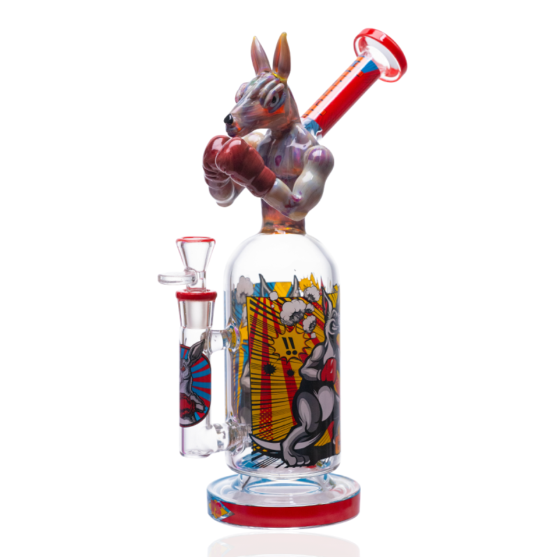 Cheech 12" Kangaroo Boxer Knockout Water Pipe