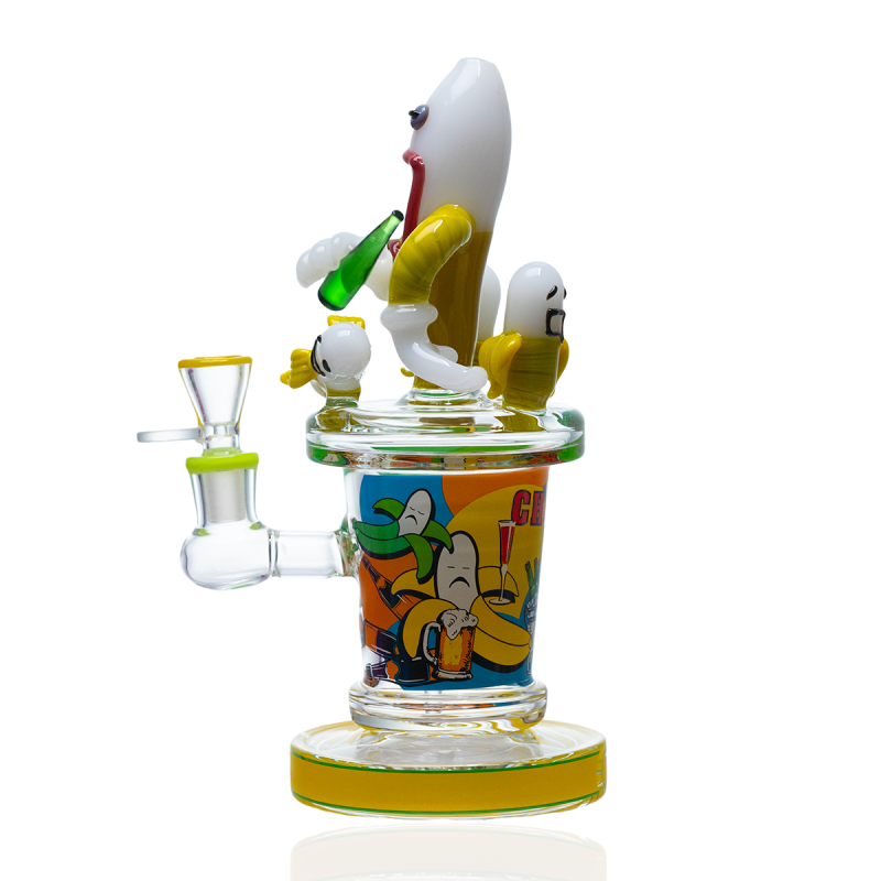 Cheech 10" Drunk Banana Water Pipe