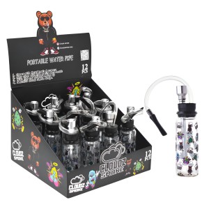 Cloudz Portable Water Pipe Hitter - 12Ct Display