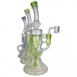 11" Swiss Showerhead Perc Incycler Water Pipe 14MM Female - WBNG [CZS-JA370] 