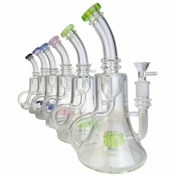 9'' Bell Bottom Beaker Incycler Water Pipe 14MM Female [CZS-JA396]