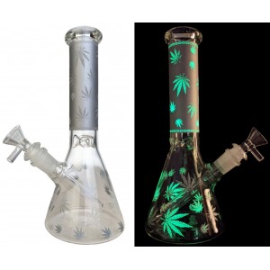 10.5" Leaf Decal Beaker WP 14F [CZS1033] [CZ1269]