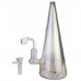 9" ElectroP Cone Showerhead Perc BangerH Waterpipe 14F [CZS-JA249]