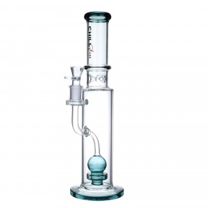 14" Chill Glass Color Trim Showerhead Perc Water Pipe - [JLB-205] 