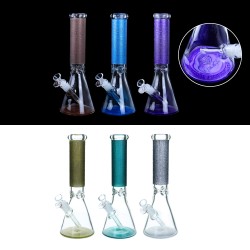 13" Chill Glass Embosed Art Beaker Water Pipe [JLB-52]