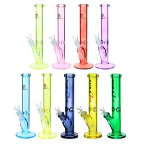  14" Chill Glass 7mm Cylinder Water Pipe 18Female [JLC-112B]