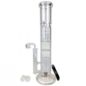 Chill Glass - 14" Triple HoneyC BigR Water Pipe 14Female [JLC-16]