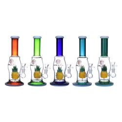 10.6" Chill Glass Pineapple Perc Water Pipe [JLD130]