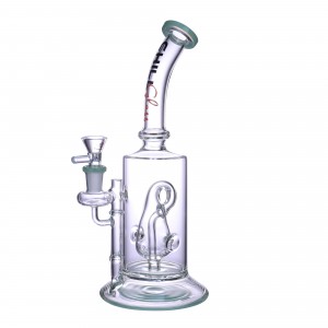 Chill Glass - 11" Teardrop Perc Water Pipe - [JLD-156]