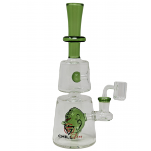 8.85" Chill Glass Double Chamber Water Pipe [JLE-235]