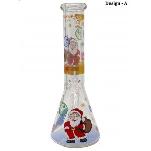 10" Christmas Theme Design Water Pipe [ES22339]