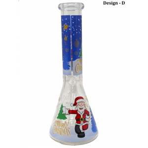10" Christmas Theme Design Water Pipe [ES22339]