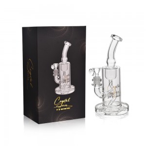 Crystal Series by HPG - 10" Incycler Perc Water Pipe - [ES2257-BX]