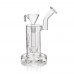 Crystal Series by HPG - 8.11" Low Profile Down Stem Diamond Net Perc Water Pipe - [ES2258-BX]