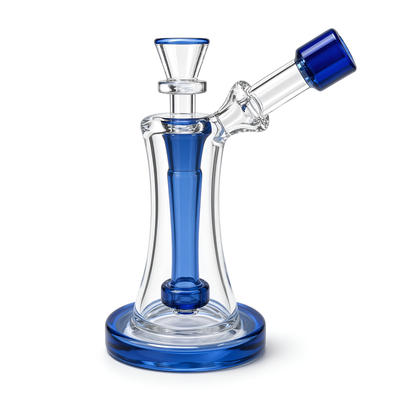4.5" Hourglass Showerhead Perc Mini Glass Water Pipe [DD23]