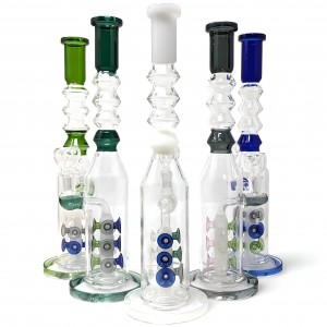 14.5" MegaHarmony Perc DazzlePrism Water Pipe [DH03]