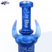 12-inch Dogg Lbs Westside Rider water pipe with silver-fumed glass and paisley design